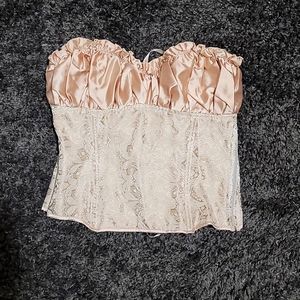 Corset wired/boned with lacing Sz 3xl